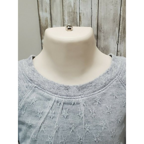 Sparkley Cat &Jack pullover Sweatshirt Gray Size - Picture 3 of 5